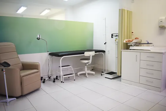 Sala de simulação de atendimento em Enfermagem