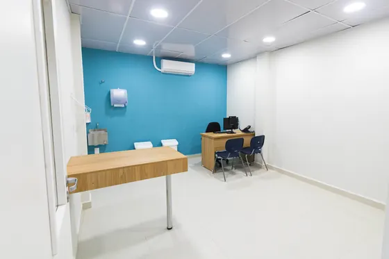 Consultório da clínica-escola veterinária
